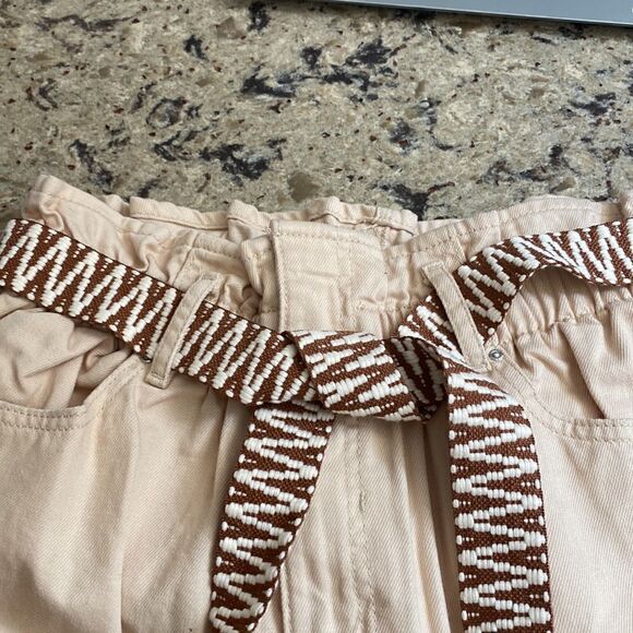 River island plus paper bag elastic waist band jeans - Picture 2 of 7